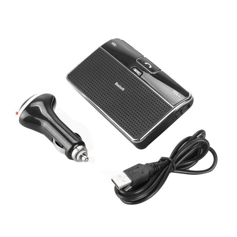 Hands-Free Intercom System Sun Visorwith Clip Mini Car-Styling Bluetooth V4.0+Edr Mp3 Player Wireless Music Receiver
