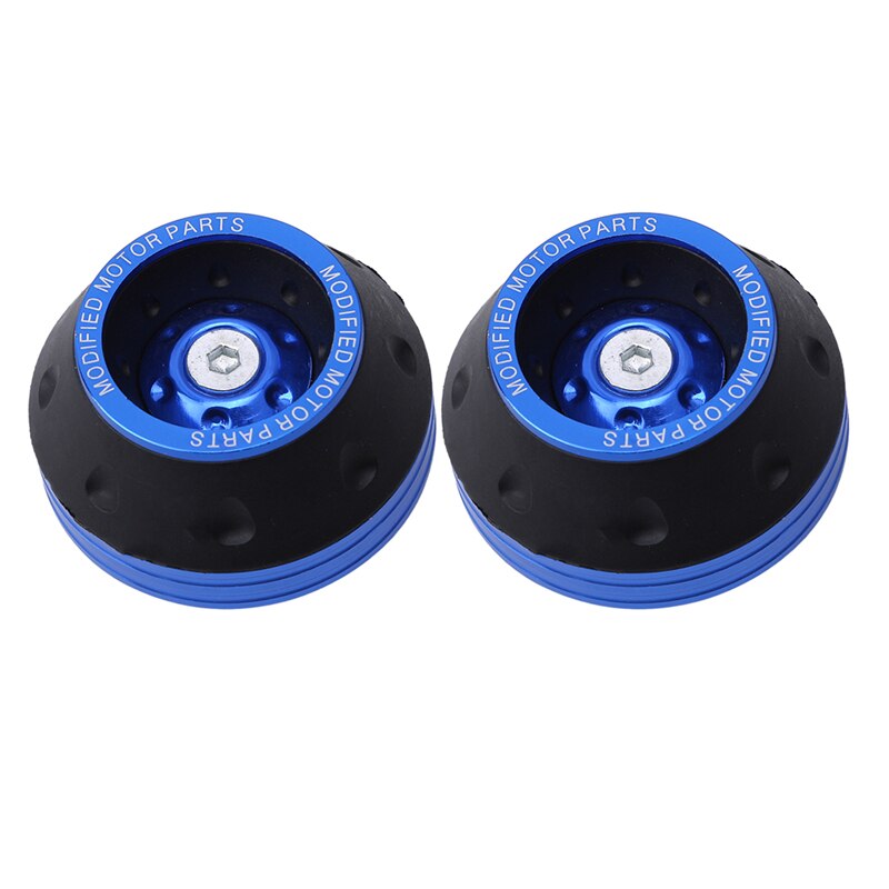 2 uds. De deslizadores de marco de rueda delantera de horquilla de aleación de aluminio CNC, herramienta de protección contra caídas de amortiguación, accesorios para Scooter, coche y motocicleta