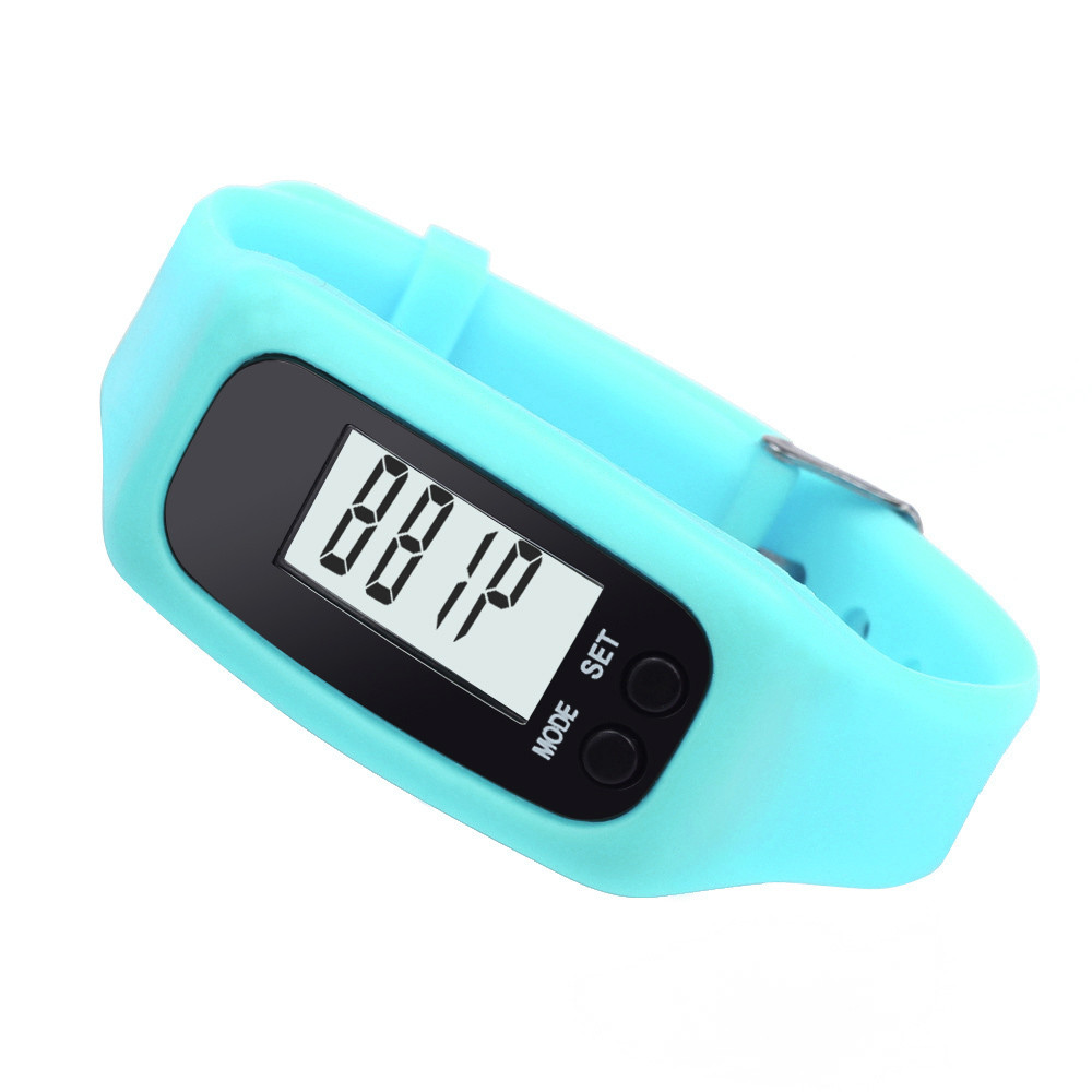 Run Step Watch Bracelet Pedometer Calorie Counter Digital LCD Walking Distance Electronic Watch digital Watch gif Men's