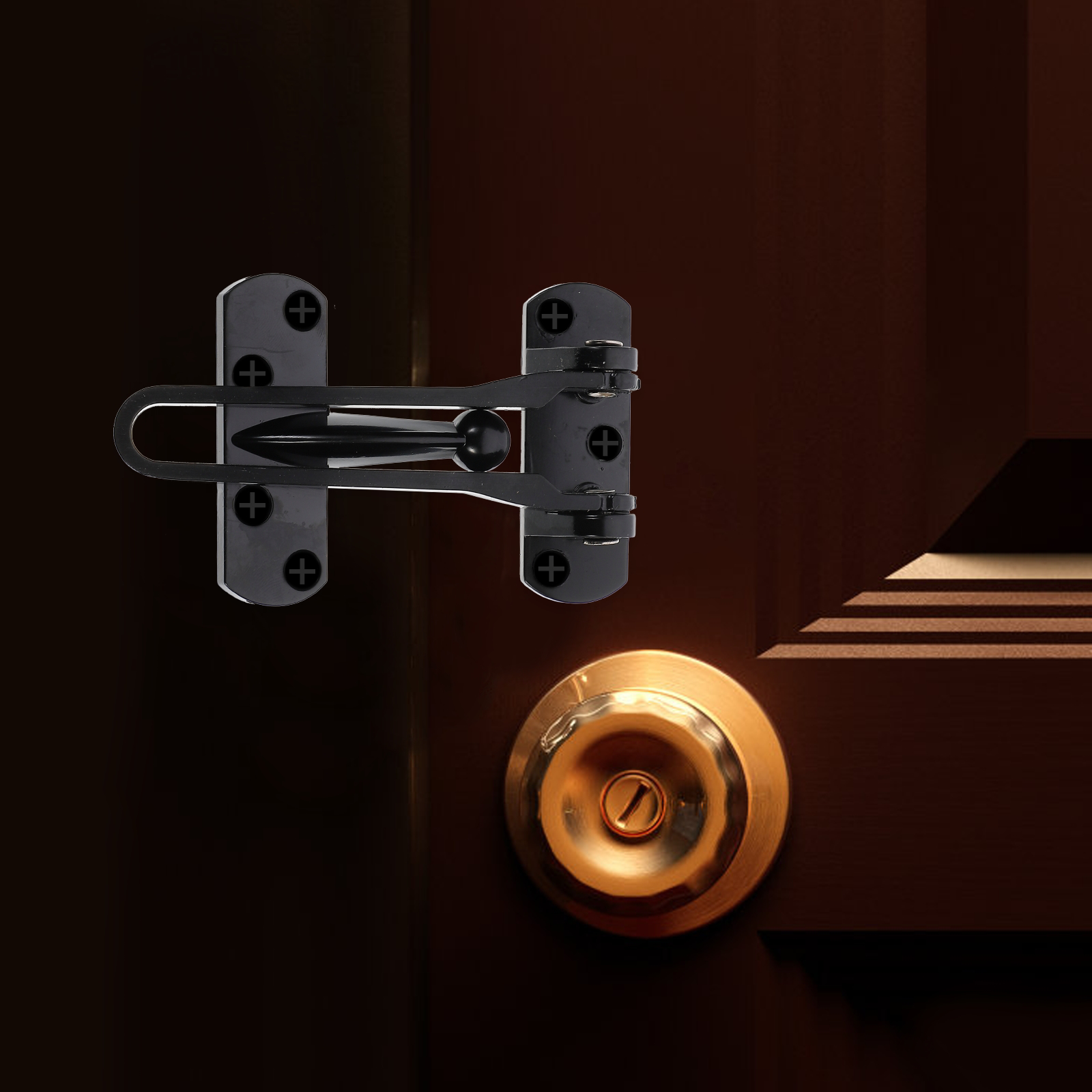 Swing Bar Door Lock Practical Door Lock Zinc Alloy Lock