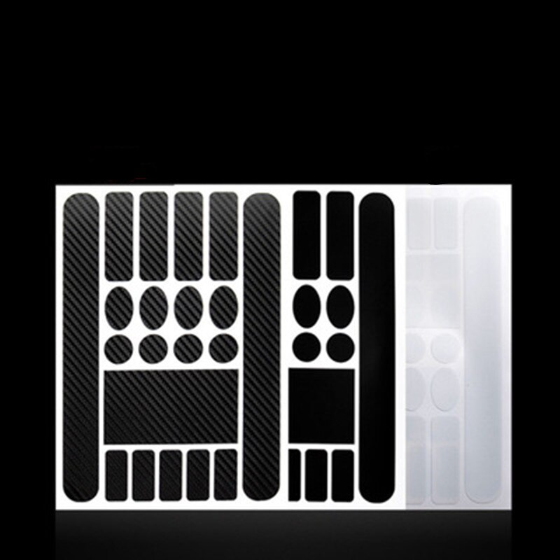 Bicycle Frame Protective Stickers PVC Matt Fiber Mountain Bike Frame Decals Cicling Accessories Film Chain Protector Tape