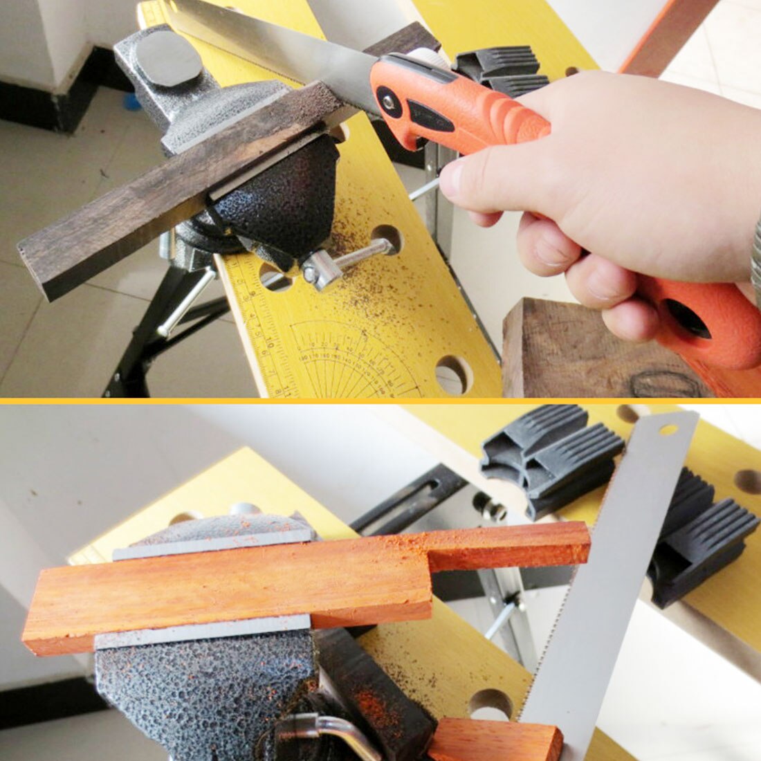 Hand Tools Saw SK5 Miter Saw 65# Manganese Steel Folding Wood Saw For Tenon Cutting Garden Pruning Woodworking Cutting Trimming