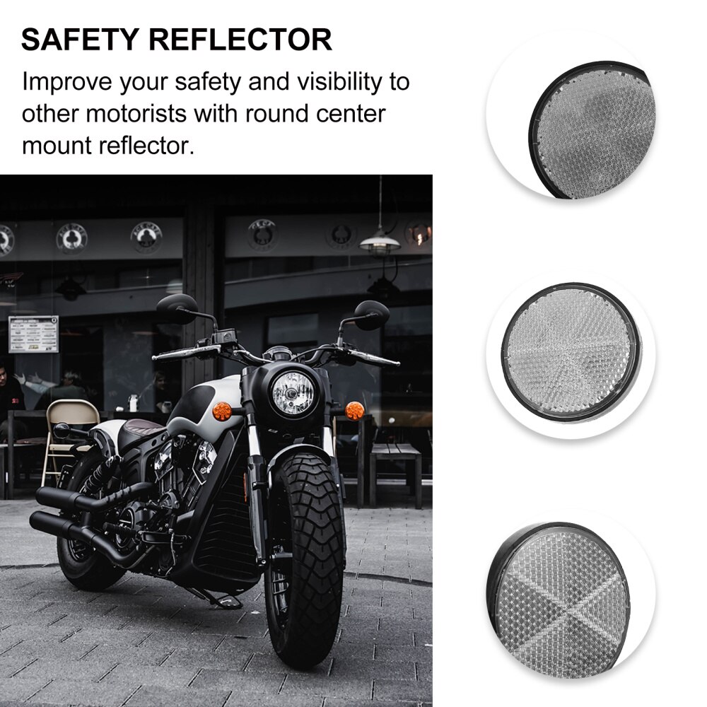 10Pcs Universal Motor Ronde Reflector Scooter Reflector Motorfiets Reflector