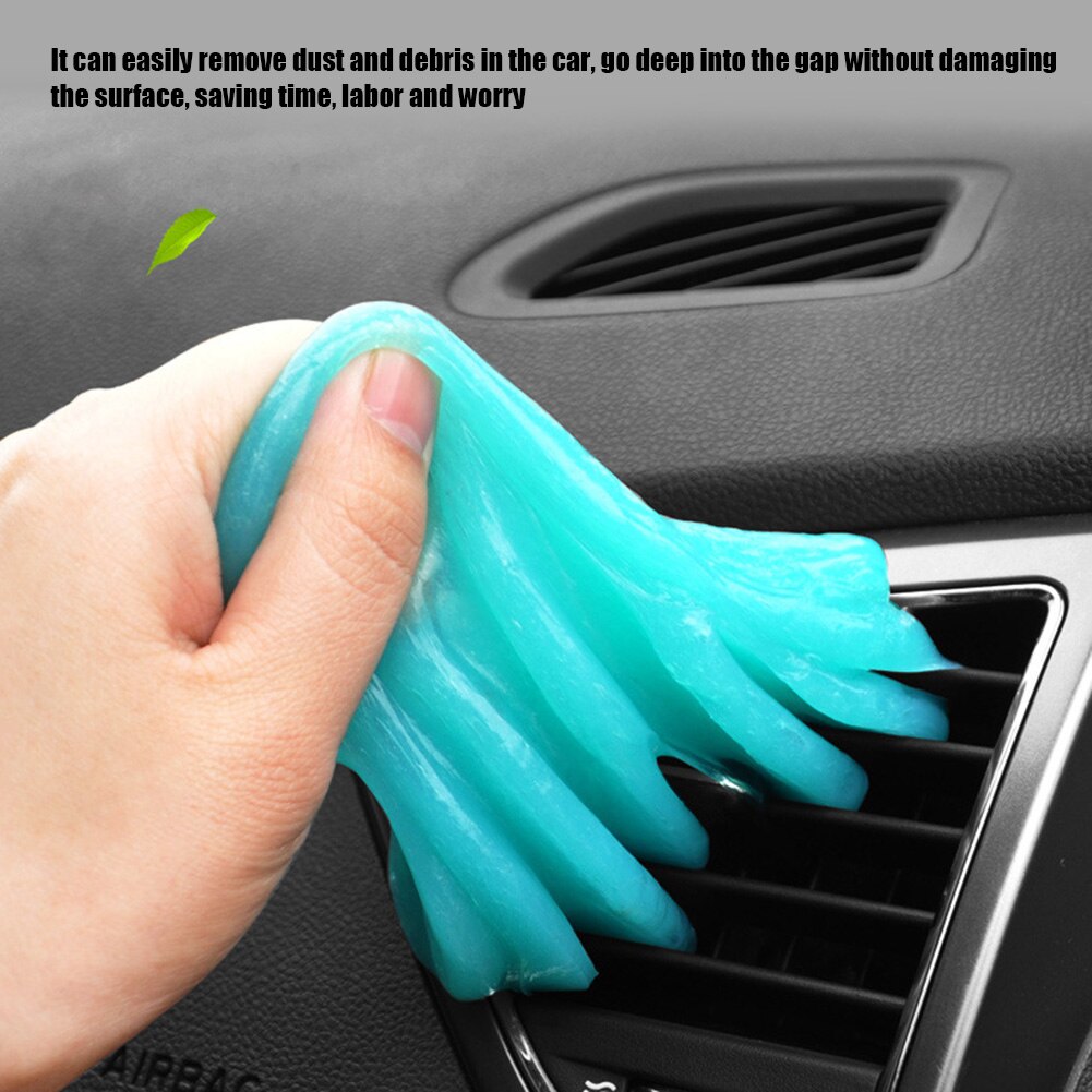 Car Interior Cleaning Gel Cleaner Dust Removal Gel Mud Home Computer Keyboard Cleaning Tool Safe And Non-Toxic
