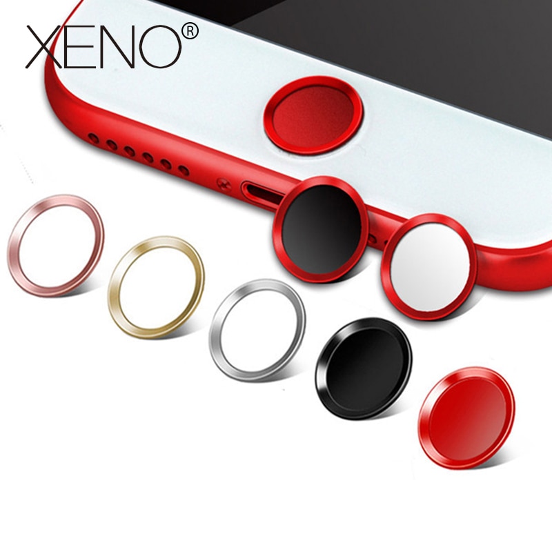 2 pièces Ultra mince Support d'empreintes digitales tactile ID bouton accueil autocollant pour iPhone 7 7plus 6 6S 6plus 5 5S 5C SE autocollants sur le téléphone