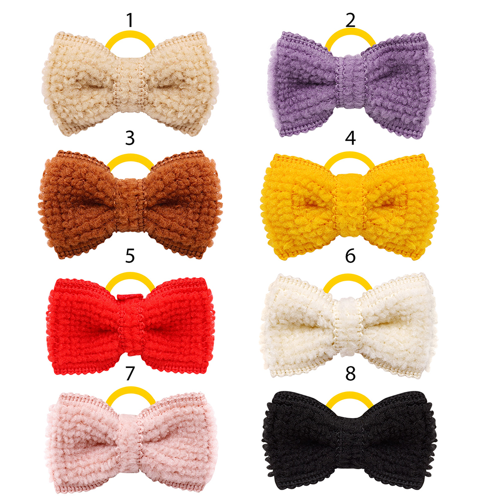 10/20/30pcs Hond Haar Strik Grooming Handgemaakte Puppy Haarelastiekjes Elastiekjes Hond Haar boog voor Kleine Hond Kat Haarbenodigdheden