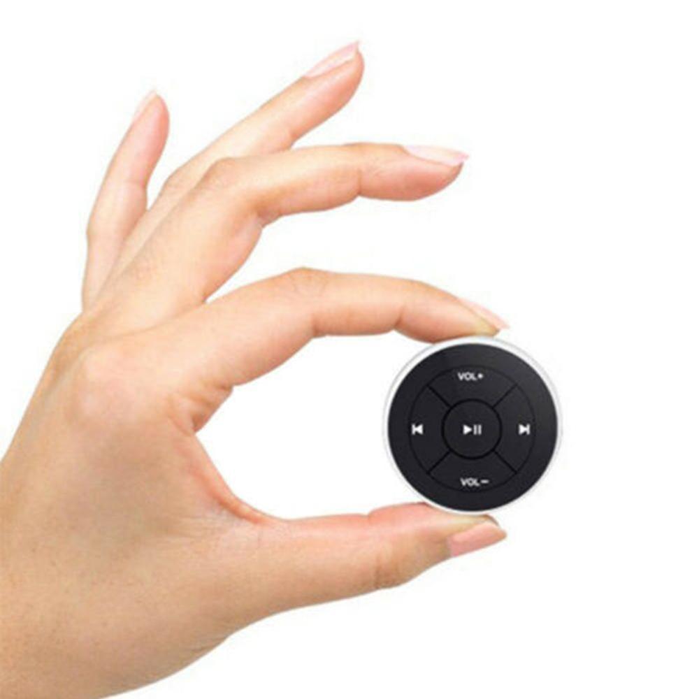 Protable Wireless Bluetooth Media Button Car Motorcycle Remote Photography Music Play Remote Control For All Smart Phone
