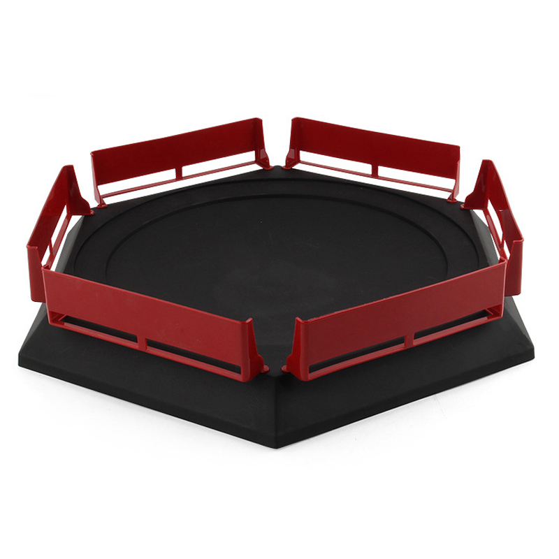 33cm Large Burst Gyro Arena Toy with Metal Battle Top Spinning Base Stadium Disk for Competitive Fighting Games: black