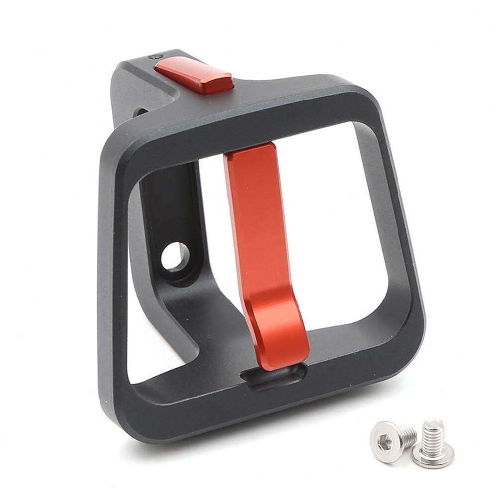 Aluminum Alloy Folding Bike Cargo Rack Front Carrier Block Mounting Adapter Simple Outlook Easy Install With Screw For Brompton: Red