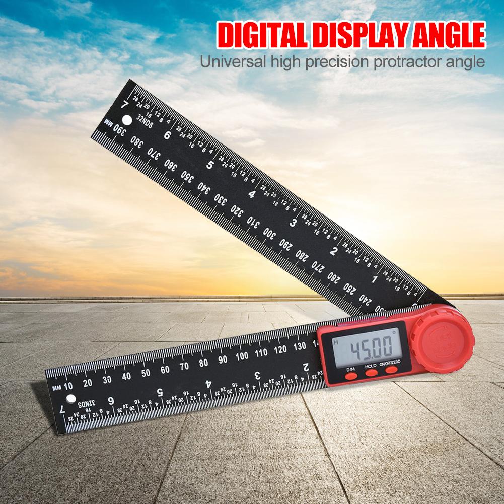 LED Digital Angle Finder Protractor with Horizontal Vertical Bubble for Carpenters Woodworkers Digital Goniometer Inclinometer