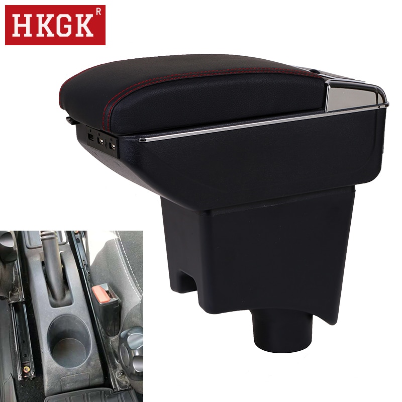 Boîte accoudoir Double couche rotative pour Renault Sandero Dacia, accessoires de rangement de contenu central support de verre