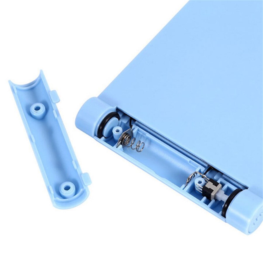 Portable 8 LED Lights Makeup Mirrors Double-Sided Cosmetic Mirror Folding Compact Pocket Mirror With Lamps Women Beauty Tool