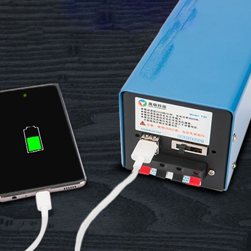 Portable Emergency Generator Inverter Outdoor Multifunction Manual Crank Dynamo