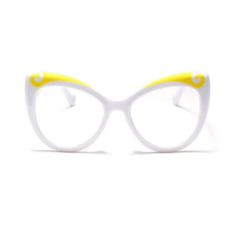 Monture de lunettes œil de chat pour femmes, monture de lunettes optiques, Anti-bleu, pour hommes, lunettes à verres transparents: 3