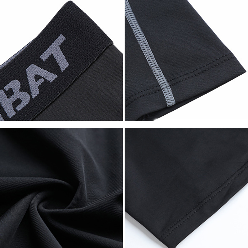 Herre kompressionsbukser strømpebukser kølige, tørre leggings sportsbaselayer løbetights atletisk træning aktive shorts