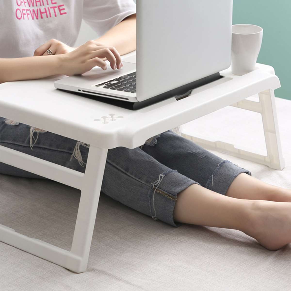 Przenośne biurko podstawka robić laptopa Lapdesk komputer zeszyt wielu funkcjonalny stół biuro śniadanie łóżeczko można wybrać stół