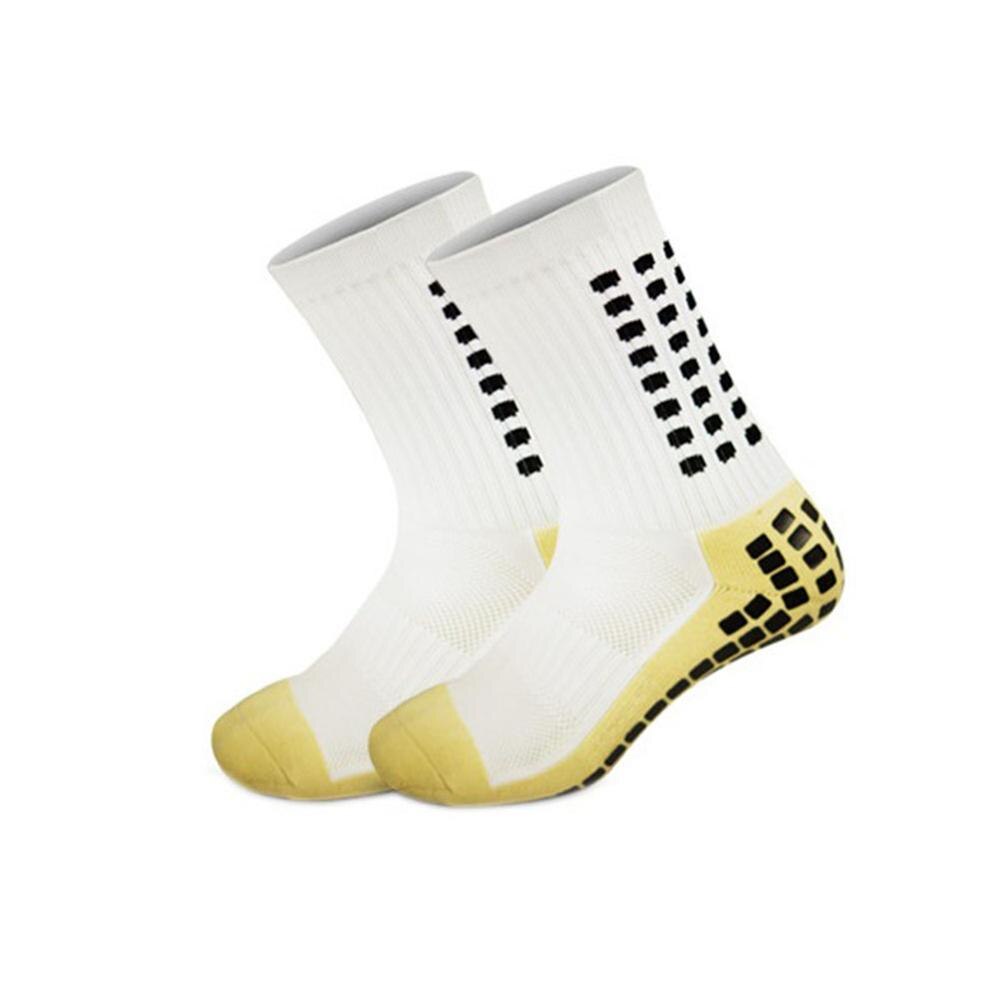 Calcetines de fútbol antideslizantes, medias deportivas de hombre, de algodón de buena , del mismo tipo que el Trusox, 9 colores, novedad: Naranja