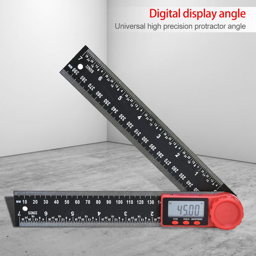 LED Digital Angle Finder Protractor with Horizontal Vertical Bubble for Carpenters Woodworkers Digital Goniometer Inclinometer