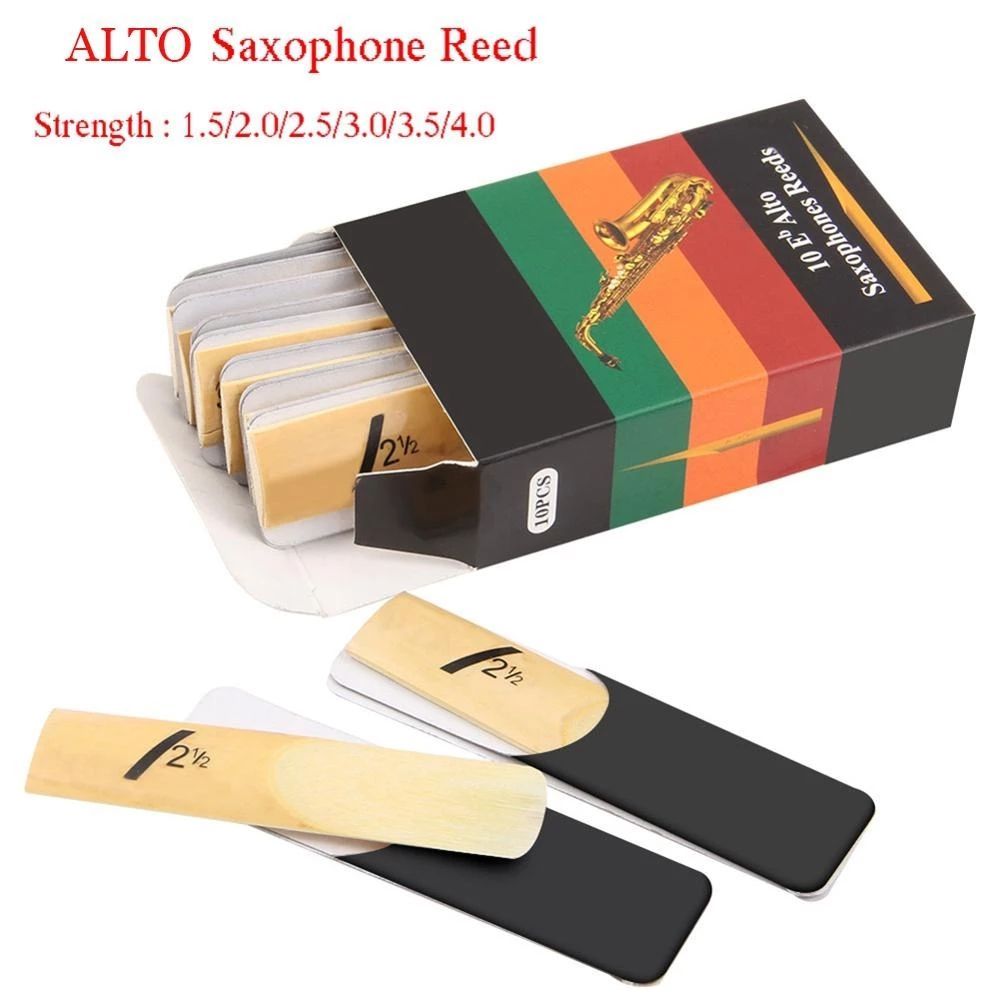 10 Pack Eb Altsax Saxofoon Rieten C Saxofoon Riet Houtblazers Instrument Onderdelen Accessoires