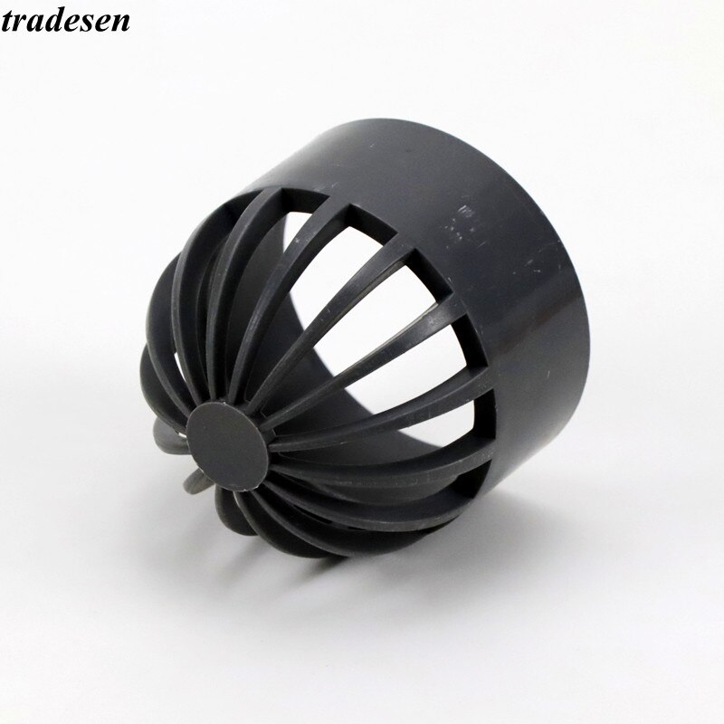 2-5Pcs I.D20-110mm PVC Vent Cap Filter Isolation Screen Water Tank Permeable Joint Aquarium Seafood Pool Overflow Pipe Fittings