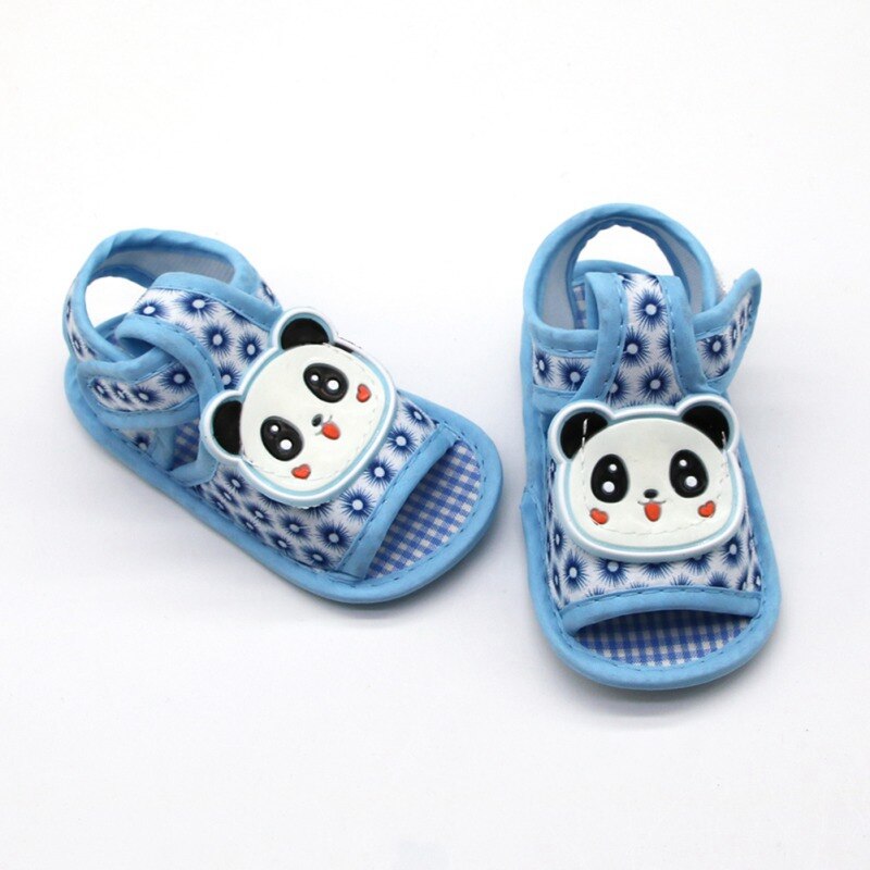 Sommer Junge Mädchen Cartoon Panda Muster Schuhe Weiche Sohle Outdoor Rutschig Atmungsaktive Schuhe