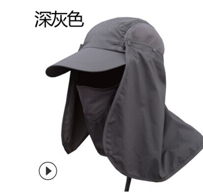 Mens Wandelen Vissen Hoed Outdoor Sport Zon Nek Bescherming Gezicht Cap Brede Rand: D