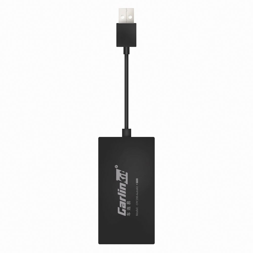 Carlinkit Carplay Android Usb Dongle Wireless Voor Apple Ios Auto Telefoon Auto Navigatie Spiegel Link Speler Wifi Bluetooth Full Hd: black