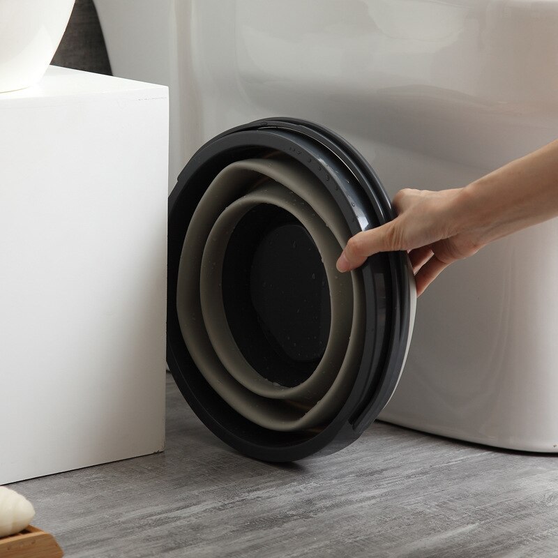 Household Folding Basin Plastic Travel Portable Water Basin Retractable Travel Foldable Bucket Portable Water Basin