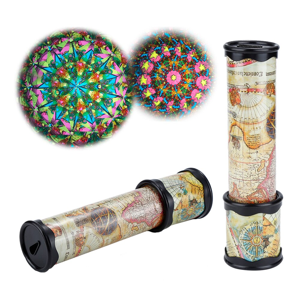 Skalowalny obrót kalejdoskop magia zmienny regulowany fantazyjny kolorowy świat zabawki dla dzieci autyzm puzzle dla dzieci zabawki