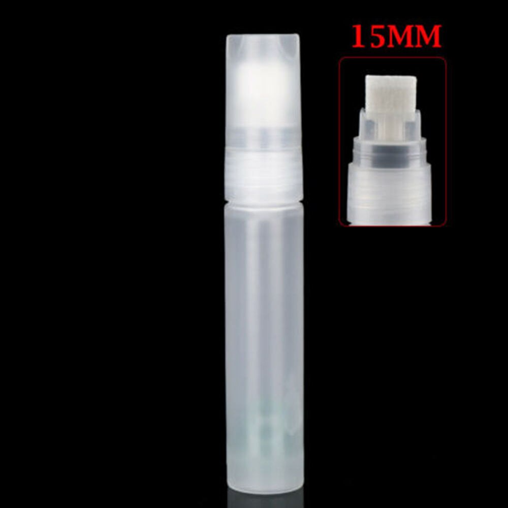 5 uds. Accesorios de bolígrafo de pintura de plástico, barra vacía transparente, marcador de tiza líquida, caja de plumas de grafiti, suministros de escritura, manualidad casera, herramientas