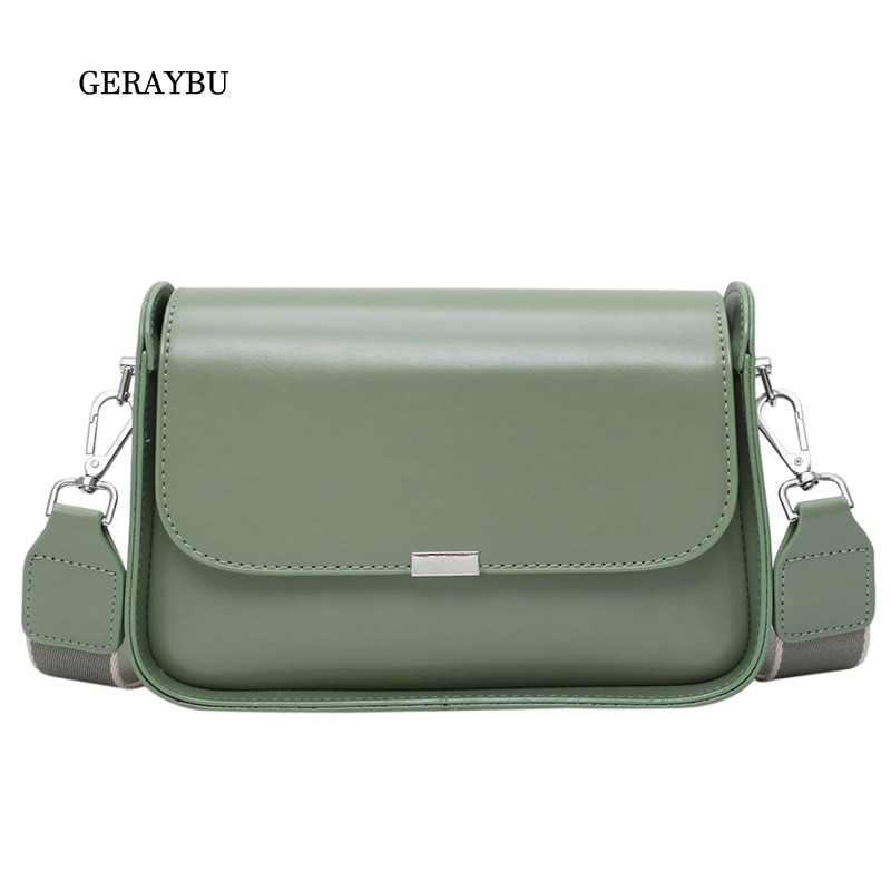 Schoudertas dames eenvoudige diagonale tas werkende dame dagelijkse tas vierkante jeugd boodschappentas pu leer groen