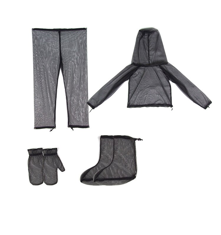 Men Quick-drying Breathable Mesh Net Insect Suit Anti Partial Suit Mosquito Clothes Partial And One Suit Outdoor Fishing Camping: S/M