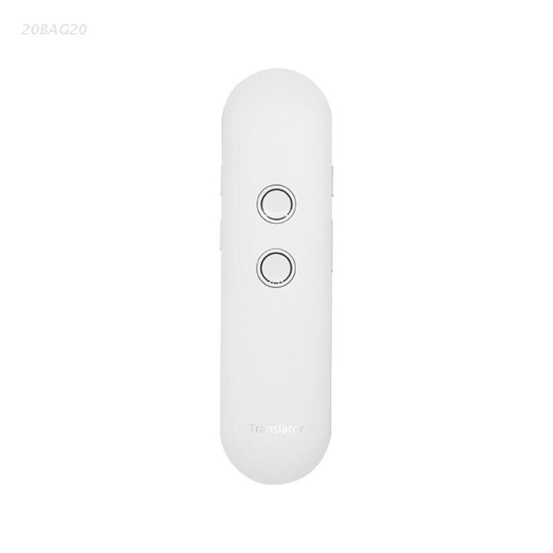Language Translator Device Classic Language Translator Device in Real Time Voice 42 Languages Smart Translations: White