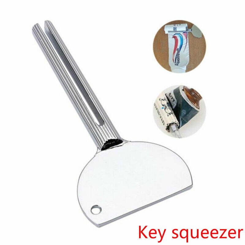 key shape stainless steel toothpaste squeezer key shape toothpaste dispenser bathroom accessories