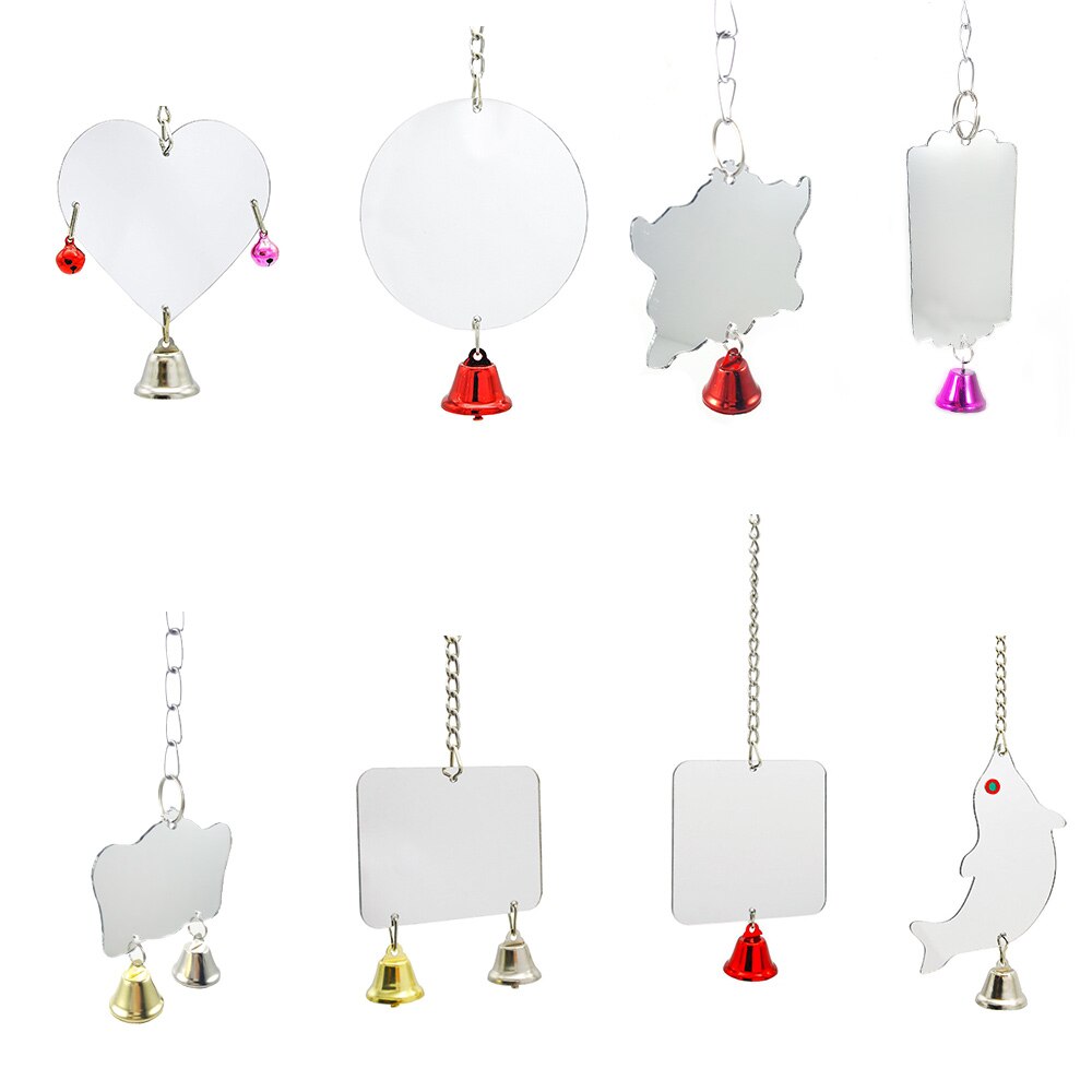 1PCS/Set 8 Style Combination Parrot Toy Bird Articles Bite Toy Bird Toys Parrot Funny Swing Ball Bell Standing Training Toys