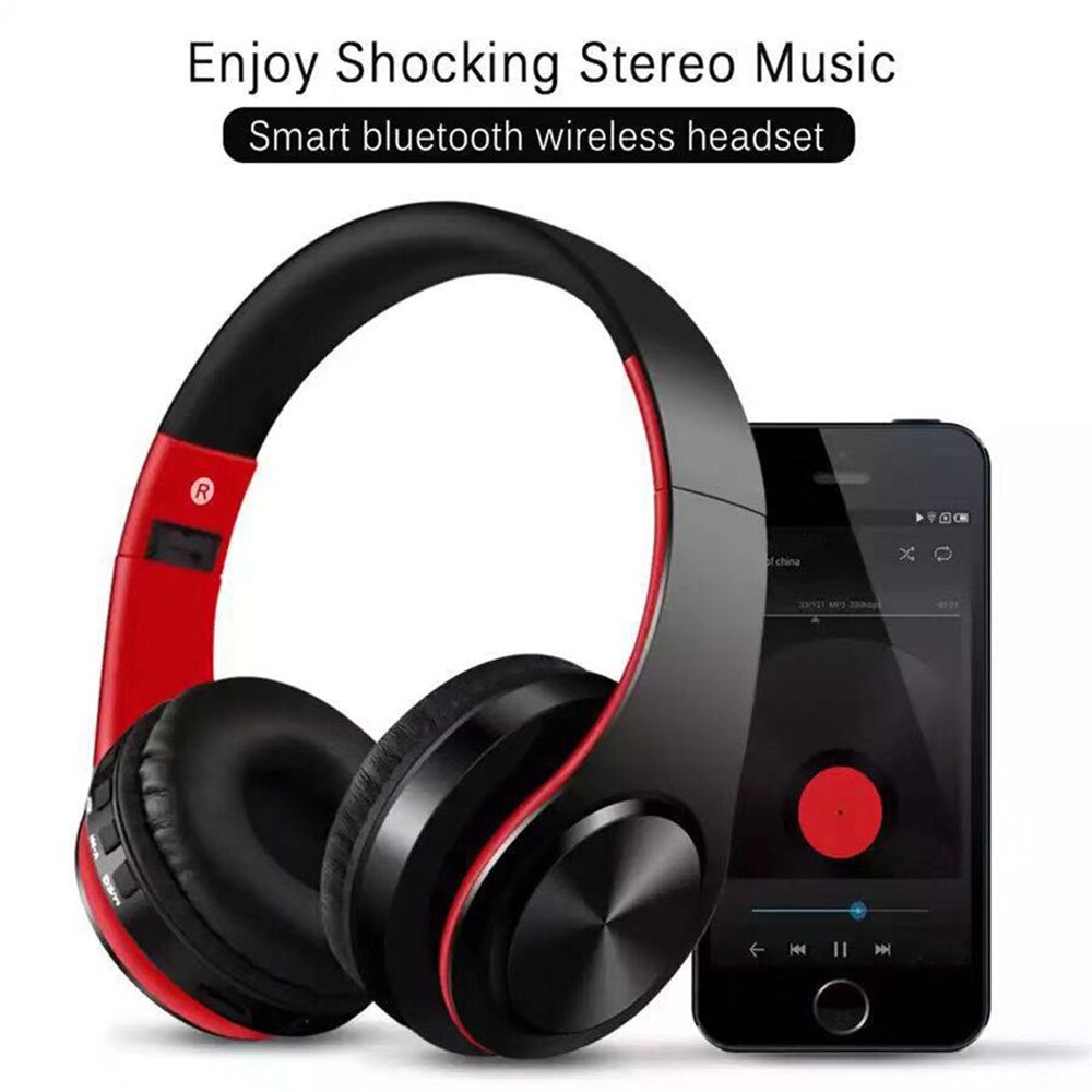 LOVEBAY Bluetooth Headphones Over Ear - Wireless Noise Cancelling, Foldable Stereo Headset with Microphone, Super Bass