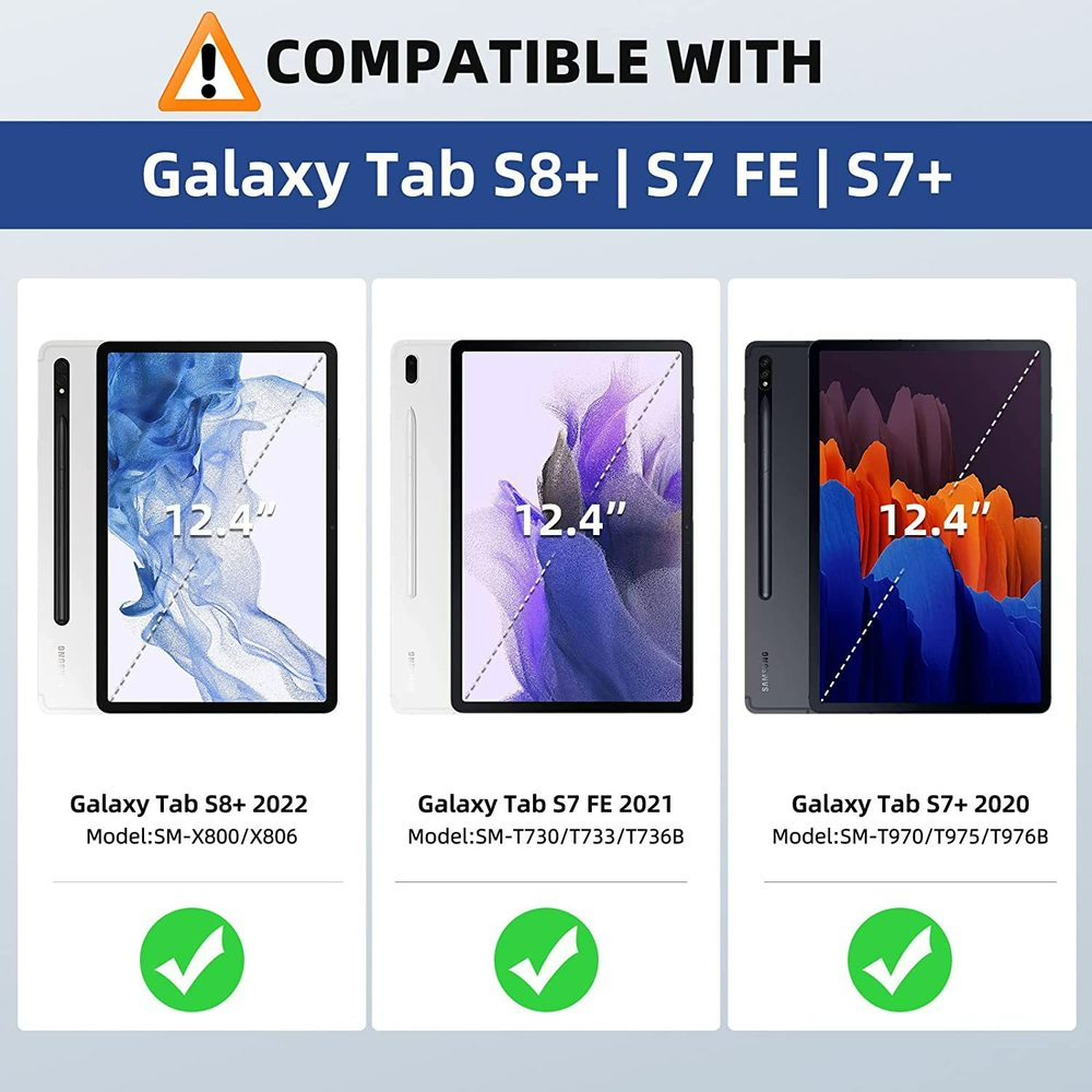 Tablet case for Samsung Galaxy Tab S8 S7 Plus FE Ultra TPU Airbag Silicone cover Transparent protection TPU S6 A7 lite A8 Cases