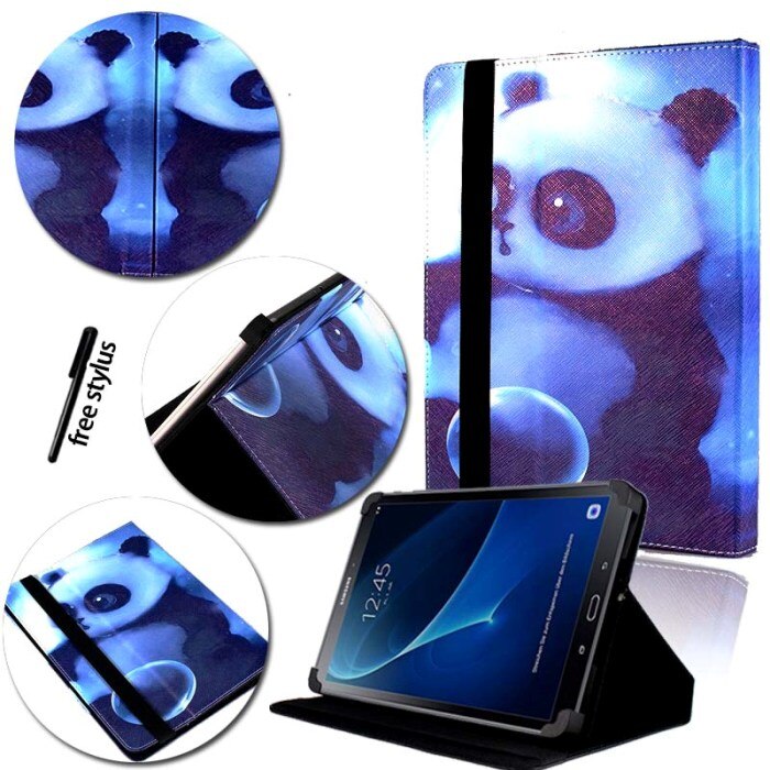 KK&LL para Samsung Galaxy Tab A A6 7,0 T280 T285 )-Funda de cuero para Tablet inteligente: Panda