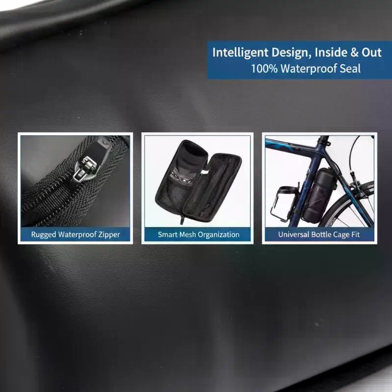 Bicycle Tools Service Items Storage Box Waterproof Large Capacity For Bottle Cage Mount Bike Repair Kits Glasses Keys Case Bag