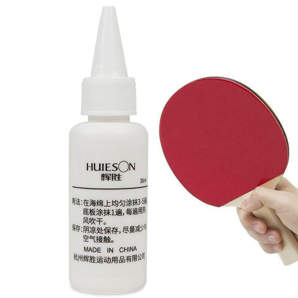 30ml Table Tennis Racket DIY Sponge Easy Inorganic Equipment Repair Kit Rubber Apply Glue Clamp Toxic Non Padd E6M7