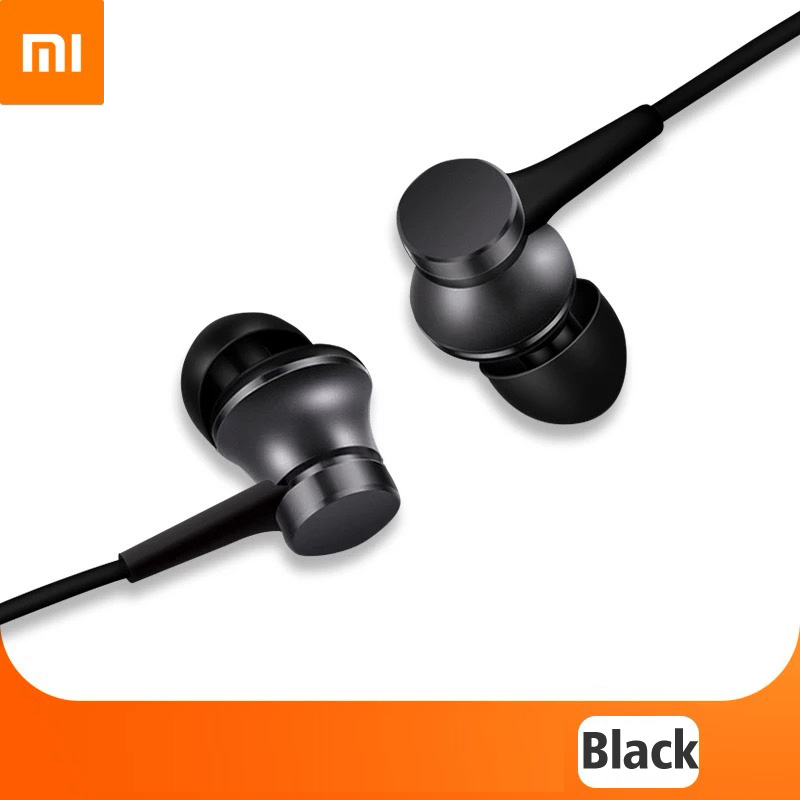 Original xiaomi headset mi piston 3 in- ear fresh 3.5mm -tråds hörlurar med musik, stereomikrofon för huawei xiaomi smartphone: Röd