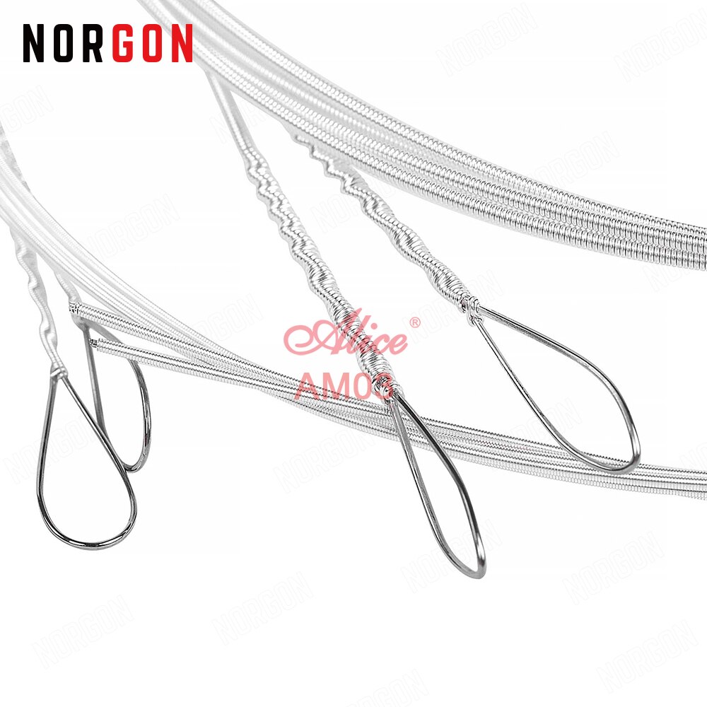 Alice Mandolin Strings 8-String Set Silver-Plated Copper Alloy Winding Music Accessories AM03 AM04 AM05 AM06 AM07 AM08