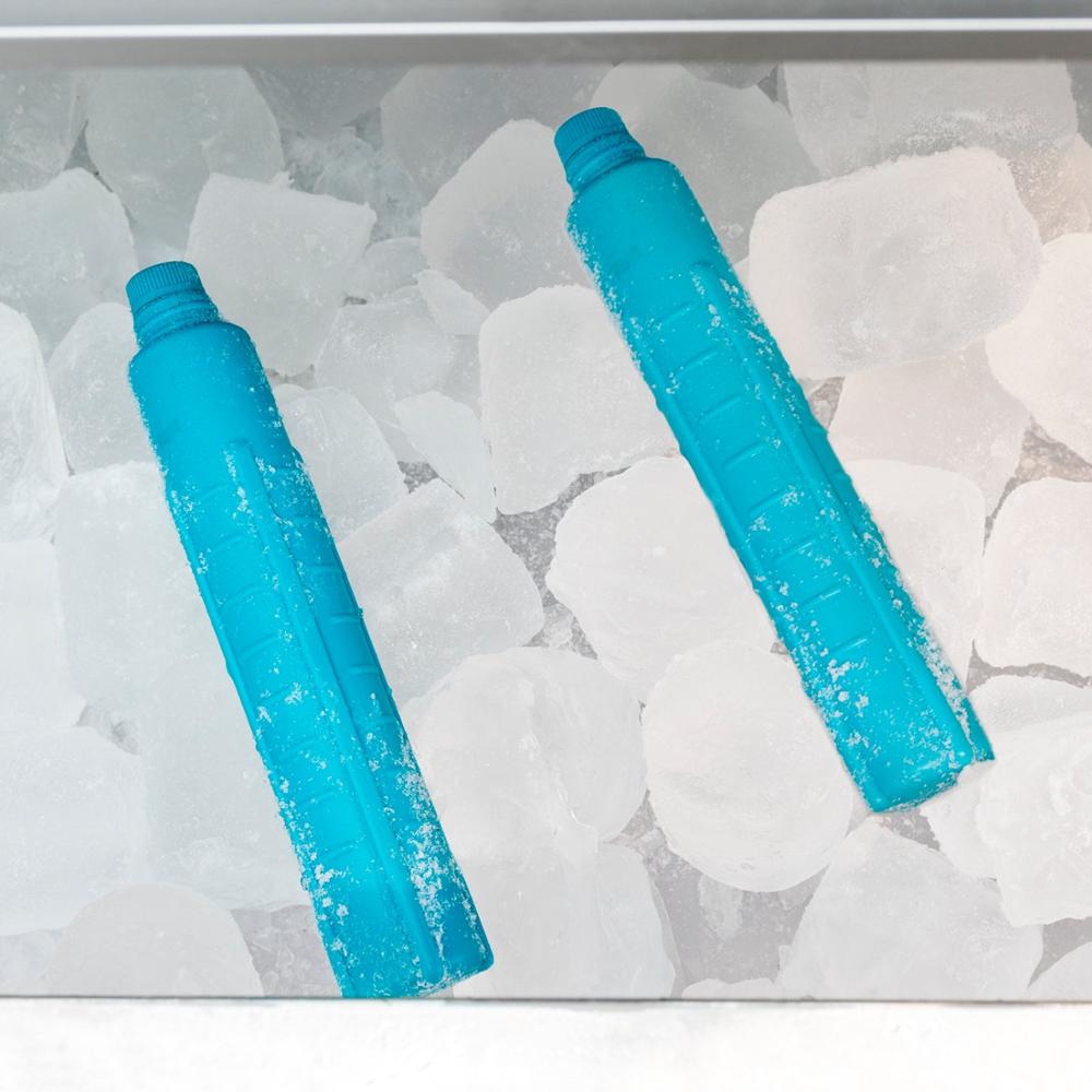 Cecotec Batidora de Smoothies Power Titanium One Batidora de Vaso Portátil Permitir Picar Hielo y Apto para Lavavajilla tiene 2 Tubos Refrigeradores