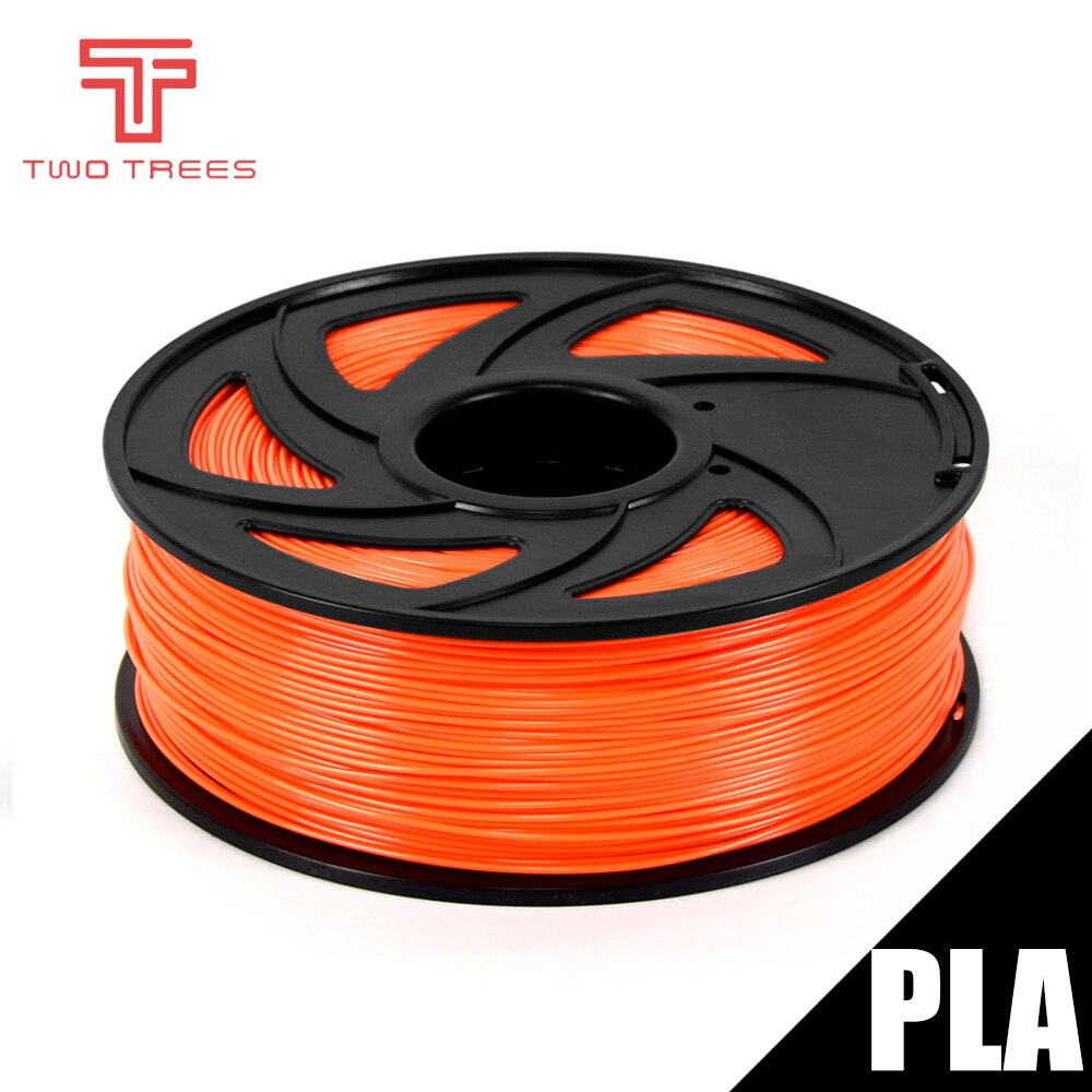 Overseas Warehouse 3D Printer Filament 1.75MM ABS PLA Filament 3D Printer 1KG Roll for Ender 3 CR10 Bluer Plus Extruder: PLA-1KG-orange