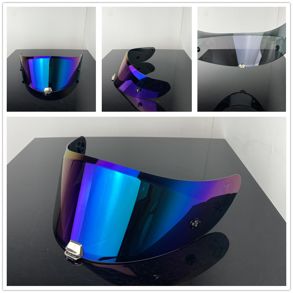 Visière Rpha11 pour HJC HJ26 Rpha 70, Anti-poussière, coupe-vent, protection solaire, casque galvanisé, Film de protection faciale, Anti-buée: Marron
