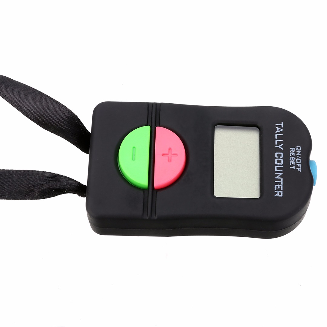 Mini Portable Electronic Digital Tally Counter Manual Clicker for Calculate Sport Golf Gym Security Running
