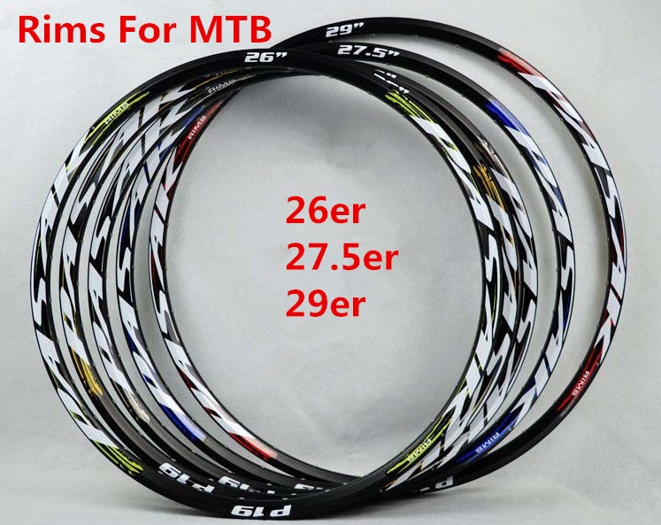 MTB Velgen Mountainbike Velgen 26/27. 5/29 inch Schijfrem Aluminium Fiets Velg Tryall 24/32 Gaten dubbeldeks Cirkels wielen