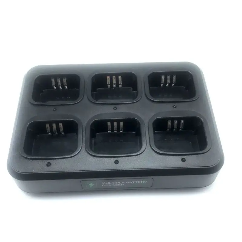 6-voudige Snellader - Voor Motorola GP3688/GP3188/EP450/PR400/CP Serie Radio's - NNTN4851A/NNTN4970 Batterij