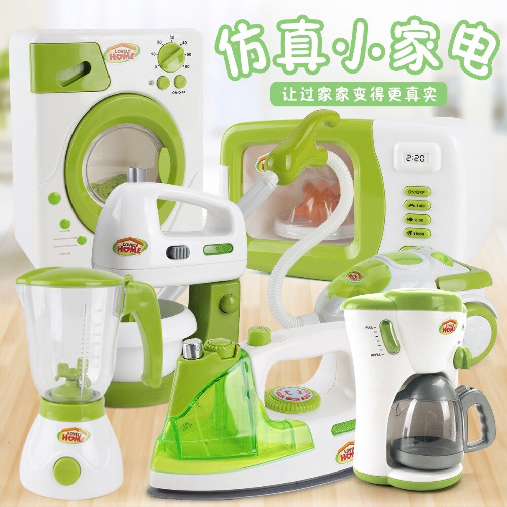 Children Simulation Washing machine Toy Pretend Play Household appliances Electric toy Develop Housework Interest Girl Toys