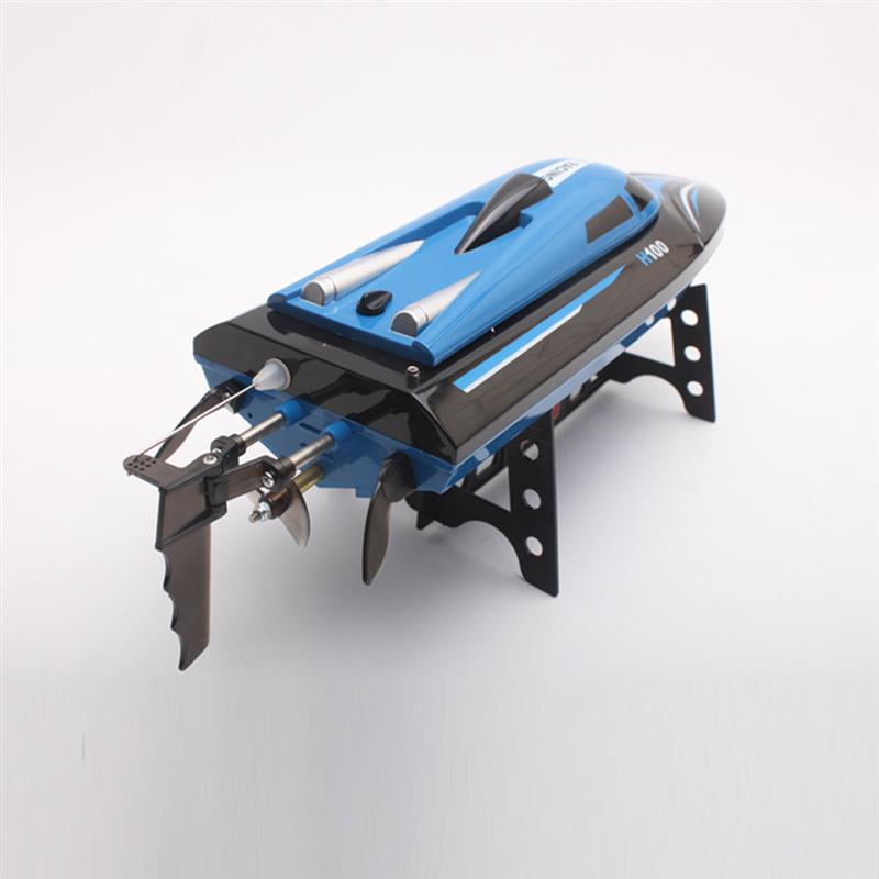 High Speed RC Boat H100 2.4GHz 4 Channel 35km/h Racing Remote Control Boat with LCD Screen Toys for Children